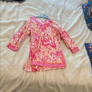 Gretchen Scott Designs Pink Paisley Swim Coverup